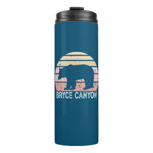 Bryce Canyon Nationalpark Retro Bear Thermosbecher