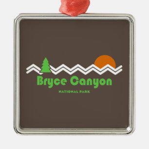 Bryce Canyon Nationalpark Retro Ornament Aus Metall