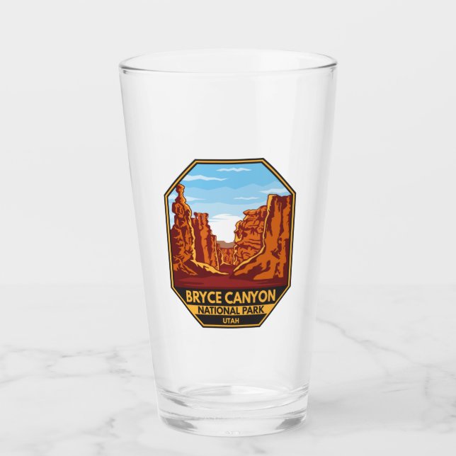 Bryce Canyon Nationalpark Utah Emblem Glas (Vorderseite)