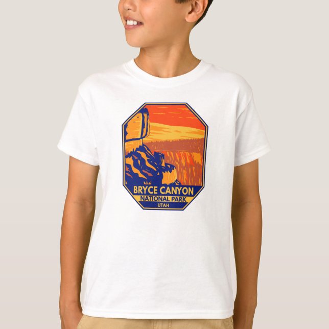 Bryce Canyon Nationalpark Utah Inspiration Point T-Shirt (Vorderseite)