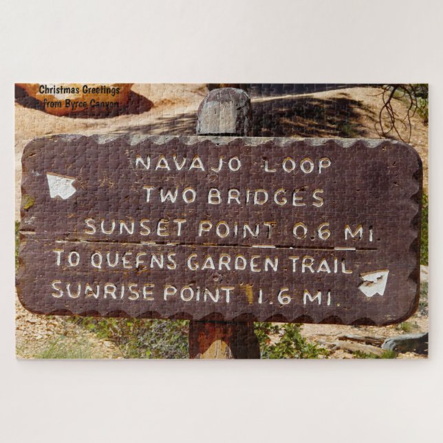 Bryce Canyon Nationalpark Utah. Jigsaw Puzzle (Horizontal)