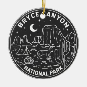 Bryce Canyon Nationalpark Utah Monoline Keramik Ornament
