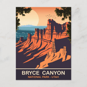 Bryce Canyon, Nationalpark, Utah, Reisen Postkarte