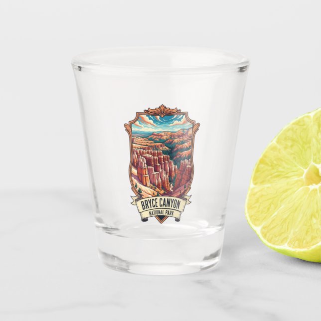 Bryce Canyon Nationalpark Utah Schnapsglas (Vorderseite)