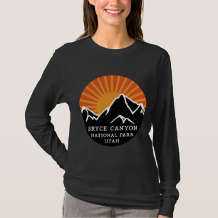 Bryce Canyon Nationalpark Utah Vintag Sunset Mou T-Shirt