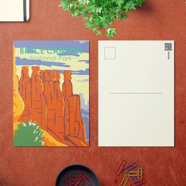 Bryce Canyon Nationalpark Utah Vintage Postkarte (Von Creator hochgeladen)