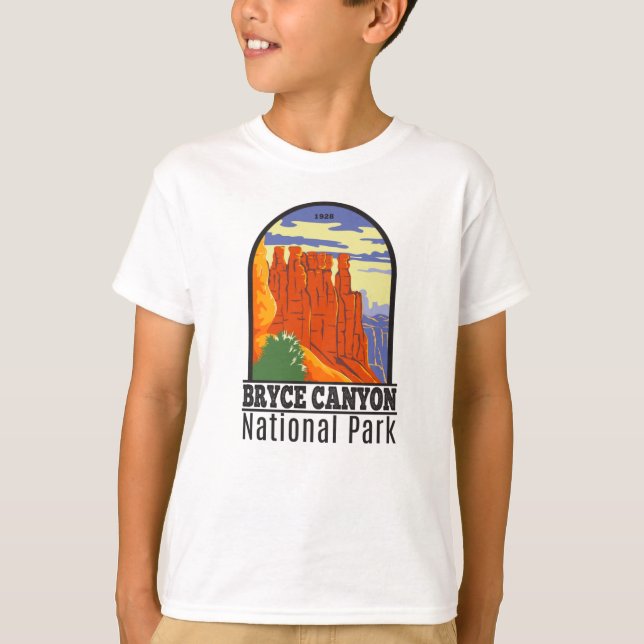 Bryce Canyon Nationalpark Utah Vintager T - Shirt (Vorderseite)
