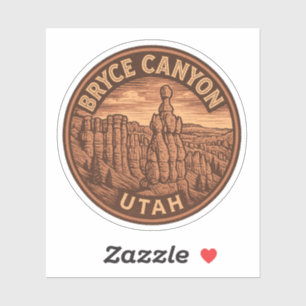 Bryce Canyon Nationalpark Utah Vinyl Sticker
