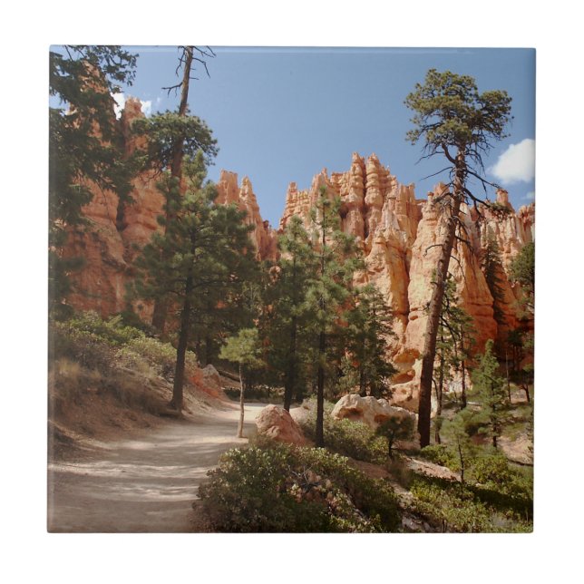 Bryce Canyon Nationalparkroute Fliese (Vorderseite)