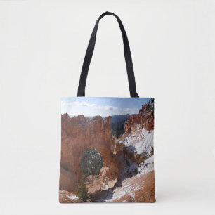 Bryce Canyon Natural Bridge Snowy Landscape Foto