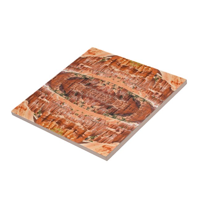 Bryce Canyon Park Utah Landscape Hoodoos Photo Fliese (Seite)