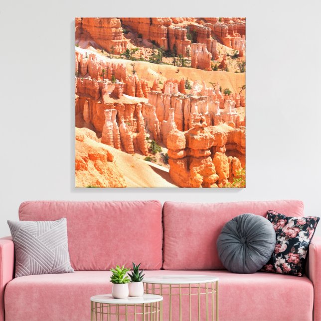 Bryce Canyon Park Utah Landscape Hoodoos Photo Leinwanddruck (Insitu (Wohnzimmer))