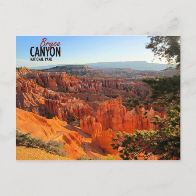 Bryce Canyon Postcard Feiertagspostkarte (Vorderseite)
