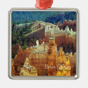 Bryce Canyon Silbernes Ornament