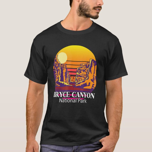 Bryce Canyon Souvenir Nationalpark Rocks Utah Cam T-Shirt (Vorderseite)