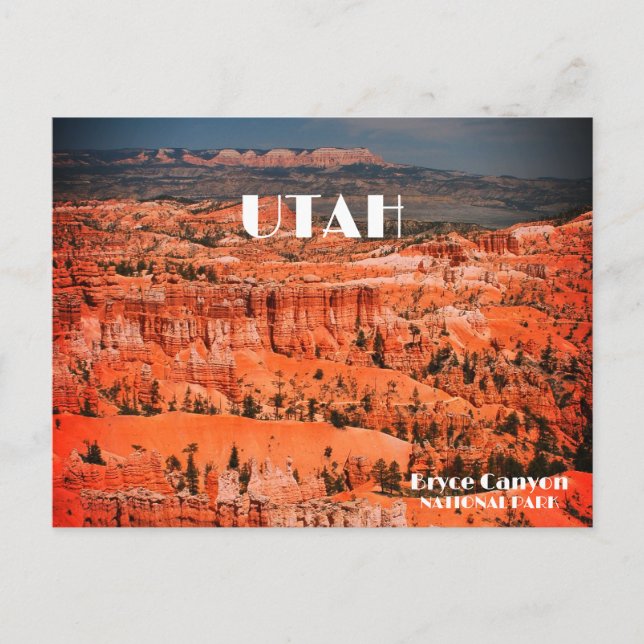Bryce Canyon, Ut Postkarte (Vorderseite)