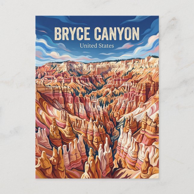 Bryce Canyon Utah Postkarte (Vorderseite)
