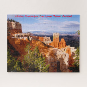Bryce Canyon Utah. Weihnachtsgrüße Puzzle