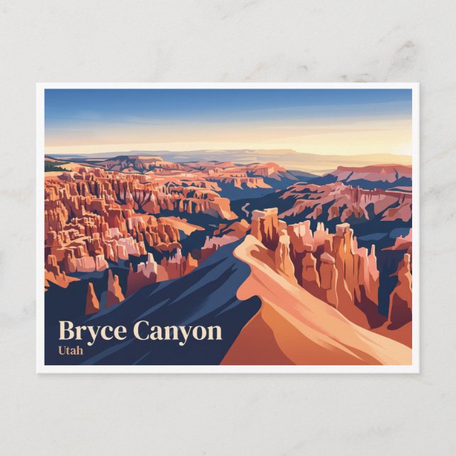 Bryce Point Utah Postkarte (Vorderseite)