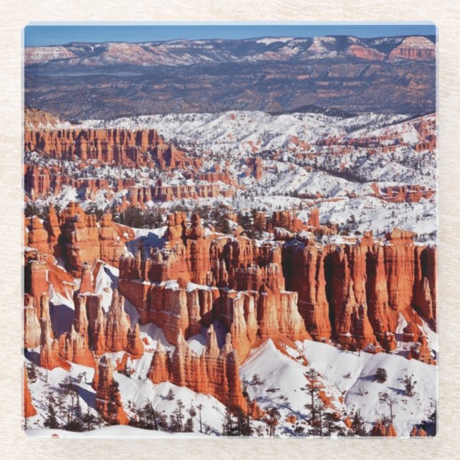 Bryce Schlucht-Nationalpark Glasuntersetzer (Vorderseite)