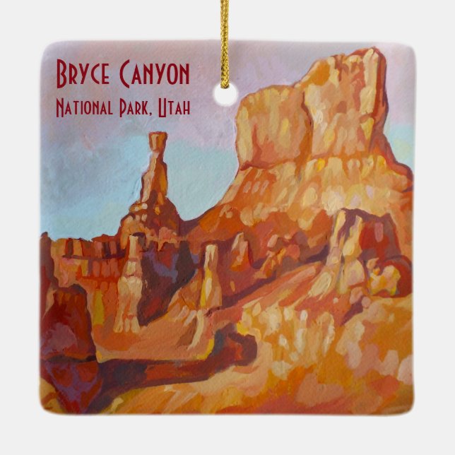 Bryce Schlucht-Nationalpark Keramikornament (Rückseite)