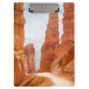 Bryce Schlucht-Nationalpark-Spur Klemmbrett