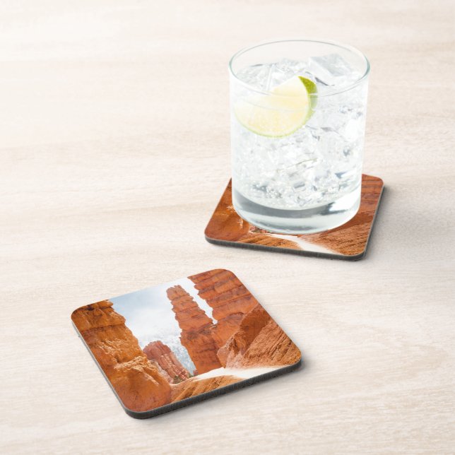 Bryce Schlucht-Nationalpark-Spur Untersetzer (Rechte Seite)