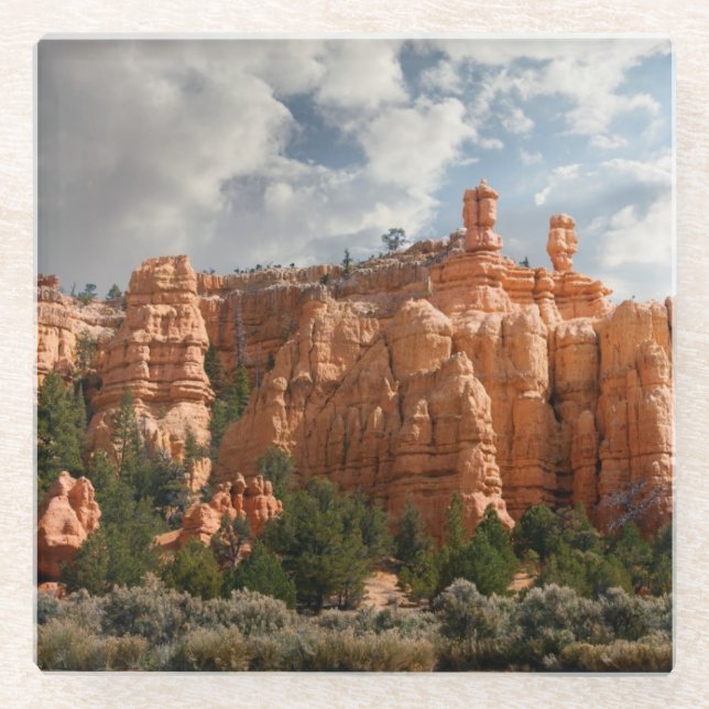 Bryce Schlucht-NationalparkHoodoos Glasuntersetzer (Vorderseite)