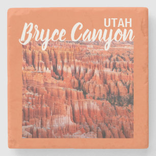 Bryce Schlucht-Orange Steinuntersetzer