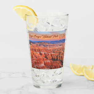 Bryce Schlucht-Utah-Sonnenuntergang Glas