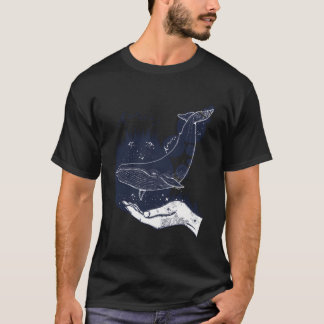 Bryde's Whale Galaxy T-Shirt
