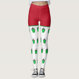 Bryn Mawr Lantern Red Green Weihnachten Leggings