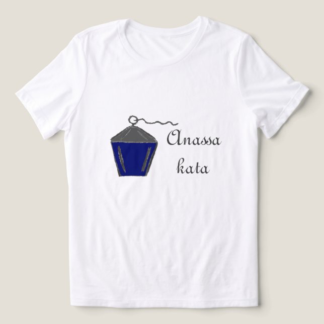 Bryn Mawr Lanterns Anassa Kata Tri-Blend Shirt (Design Vorderseite)