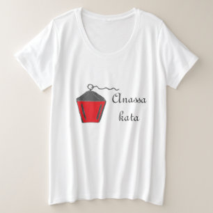 Bryn Mawr Red Lantern Anassa Kata Womens Große Größe T-Shirt