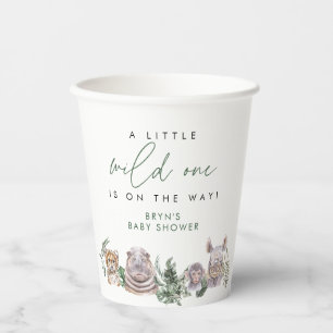 BRYN Niedlich Jungle Safari Baby Animal Baby Dusch Pappbecher