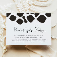 BRYNDLE Farm Animal Cow Print Books for Baby Card