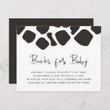 BRYNDLE Farm Animal Cow Print Books for Baby Card