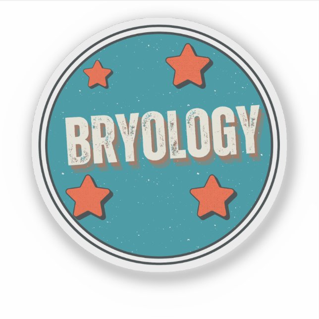 Bryologie Aufkleber (Vorderseite)