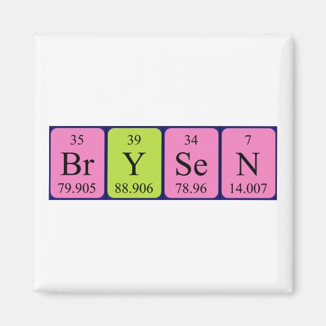 Brysen-Periodenmagnet Magnet (Vorne)