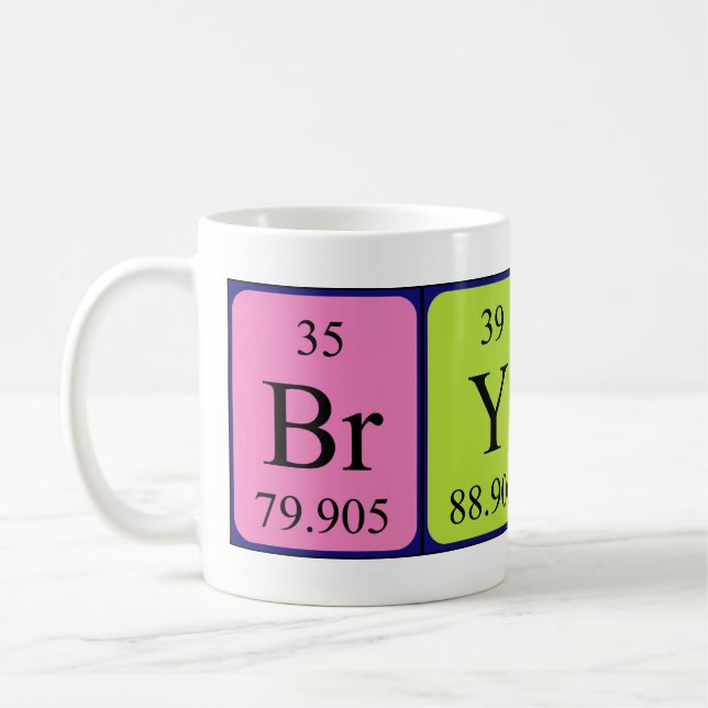 Brysen Periodenname Tasse (Links)