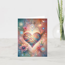 Brysia Wella Welsh Hearts bald gut ausgehen Karte