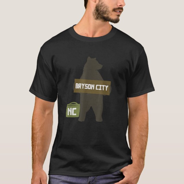 Bryson City North Carolina NC Niedlich Hitchwander T-Shirt (Vorderseite)