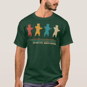Bryson City North Carolina Vintage Bär NC Abgenutz T-Shirt