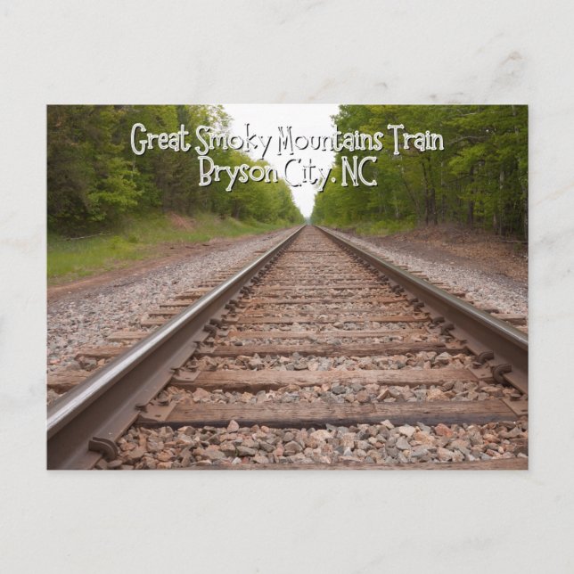Bryson City Railway North Carolina Postkarte (Vorderseite)