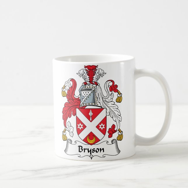 Bryson Familienwappen Kaffeetasse (Rechts)