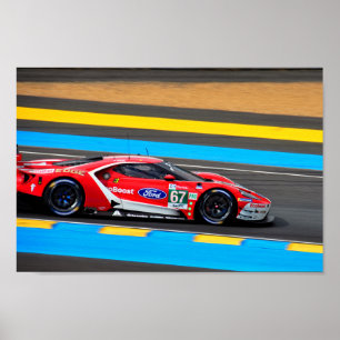 BRZ Nr. 67 24 Stunden von Le Mans 2019 Poster