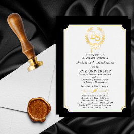 BS - Bachelor of Science Degree Uni-Abschluss Folieneinladung