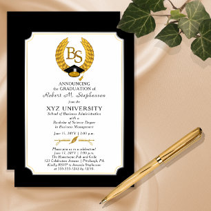 BS - Bachelor of Science Degree Uni-Abschluss Magneteinladung