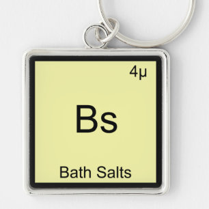Bs - Badesalze Lustiges Element Meme Chemie T-Shir Schlüsselanhänger