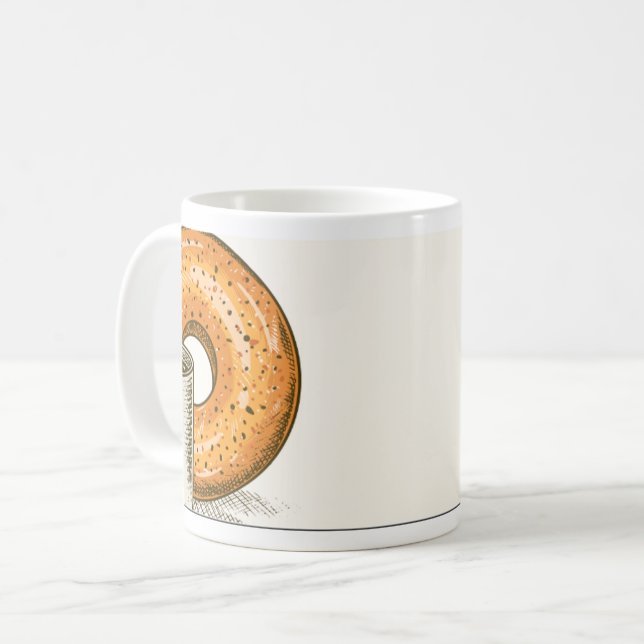 B's Bagels Coffee Cup Kaffeetasse (Vorderseite Links)